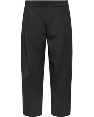 PixieGirl Petite Pixiegirl Petite Scuba Pleated Barrel Pants - Black