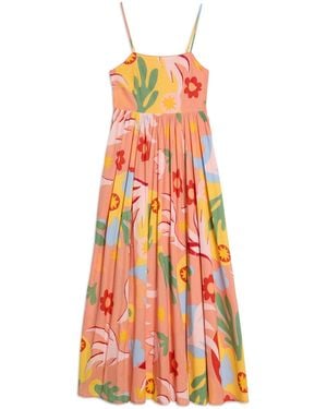 Albaray Tropique Print Sundress Dress - White