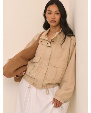 Nobody's Child Nobodys Child Addison Tencel Utility Jacket - Natural