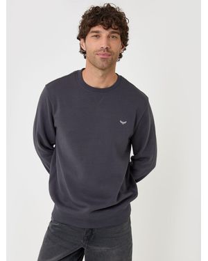 Threadbare Crew Neck Sweatshirt - Blue