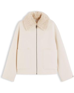 Tommy Hilfiger Double-Faced Wool Blend Relaxed Jacket - Natural