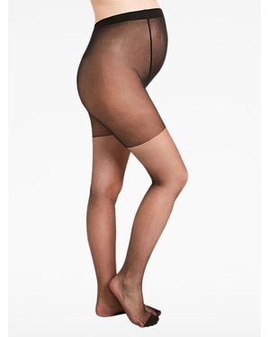 Jojo Maman Bébé 2-Pack 15 Denier Maternity Tights - White