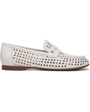 Naturalizer Bloom-Perf Wide Fit Loafers - Weiß