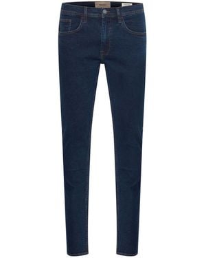Blend Marl Tapered Fit Stretch Jeans - Blue