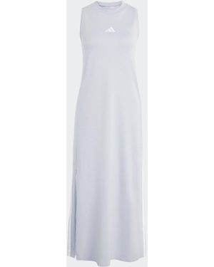 adidas Maxi 3-Stripes Dress - White