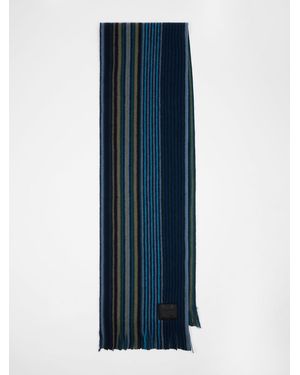 Paul Smith Paul Smith Wool Scarf - Blue