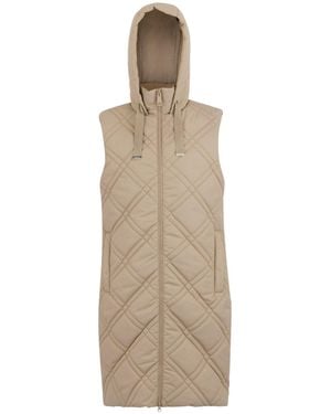 Regatta Rurietta Long Water Repellent Insulated Bodywarmer Coat - Natural