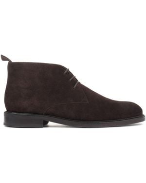Jones Bootmaker Deacon Suede Chukka Boots - Brown