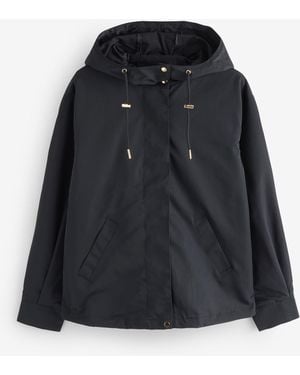 Threadbare Showerproof Hooded Jacket - Black