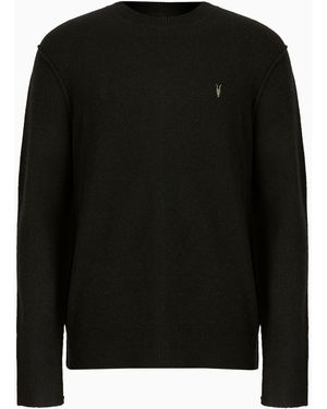 AllSaints Allsaints Statten Crew Neck Jumper - Black