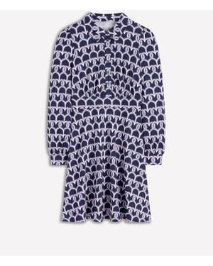 Boden Orla Short Jersey Shirt Dress - Blue