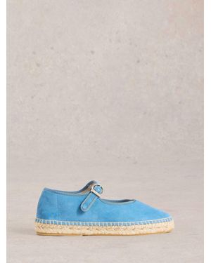 White Stuff Stuff Mary Jane Espadrilles - Blue