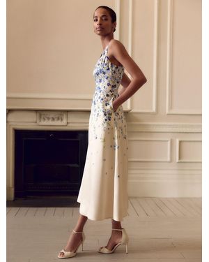 Phase Eight Orla Floral Dress - Blue