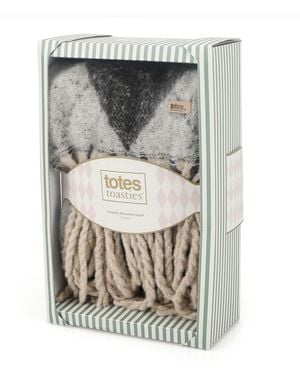 Totes Chunky Brushed Scarf - Grey
