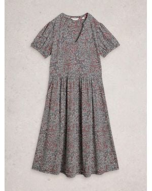 White Stuff Leah Jersey Dress - Gray