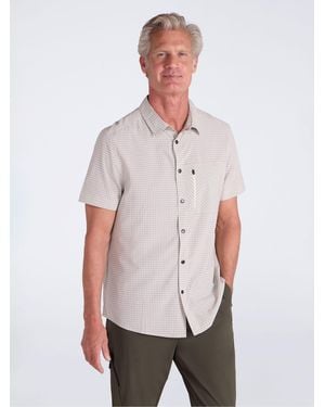 Mountain Warehouse Miles Stretch Woven Uv Quick Drying Shirt - Weiß