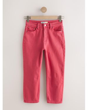 Next Slim Cropped Jeans - Pink