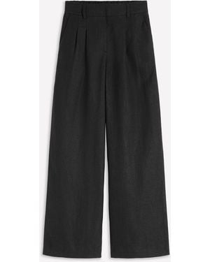 Boden Kensington Linen Pants - Black