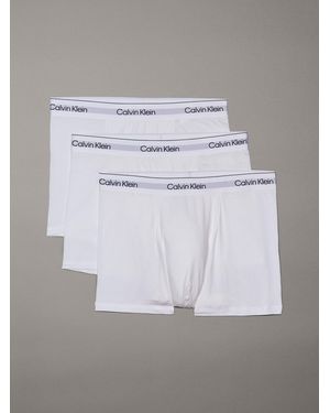 Calvin Klein Calvin Klein Icon Cotton Stretch Boxer Trunks 3 Pack - Gray