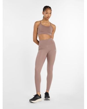 New Balance Linear Heritage Harmony High Rise 27 Inch Leggings - White