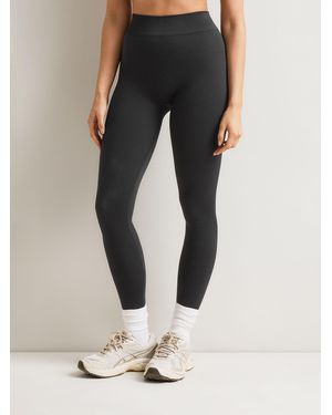 Tala Sculpt Seamless Contrast Rib Leggings - Black