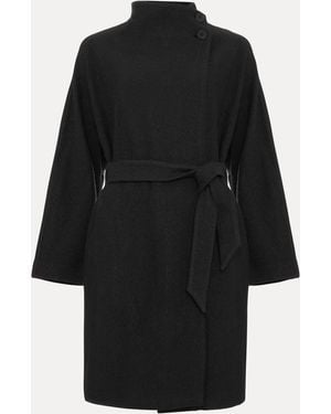 Phase Eight Jennifer Knit Coat - Black