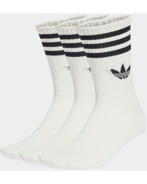 adidas Originals 3-Stripes Crew Socks 3 Pairs - Multicolour