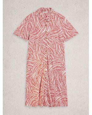 White Stuff Ria Jersey Shirt Kleid - Pink