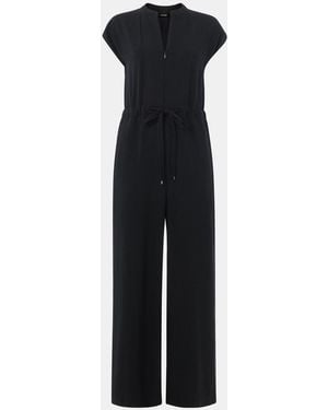Whistles Sleeveless Drawstring Jumpsuit - Blue