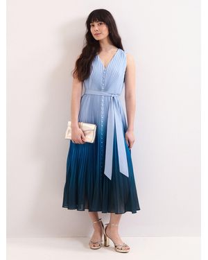 Phase Eight Mira Ombre Dress - Blue