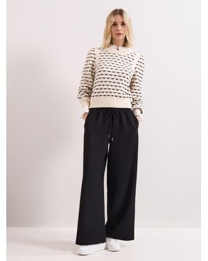 Phase Eight Skye Side Stripe Pants - White