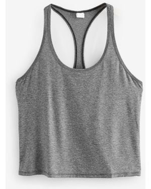 Fabletics Cloud Jersey Lite Racerback Tank Top - Grey