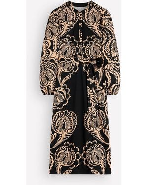Boden Eli Belted Jersey Midi Dress - Weiß
