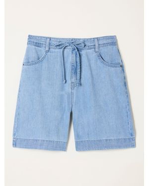 FatFace Fatface Amberly Denim Shorts - Blue
