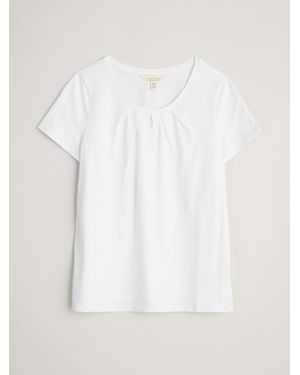Seasalt Cornwall Appletree T-Shirteu 52 (Uk 24) - Weiß