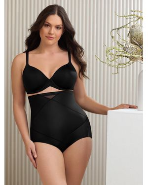 Miraclesuit Super High Waist Extra Firm Control Tummy Knickers - Black