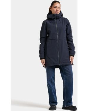 Didriksons Tiril Waterproof Coat - Blue