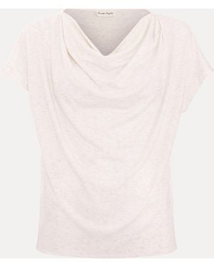 Phase Eight Phase Eight Priya Cowl Neck Top - Natural