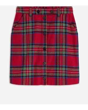 Boden Cecelia Wool Skirt - Red