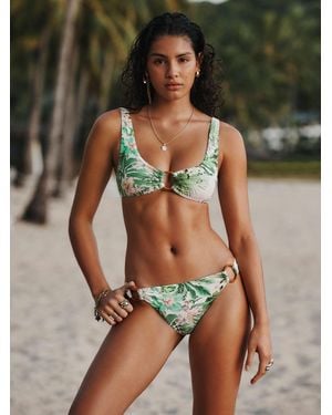 Sea Level Breezer Ring Bralette Bikini Top - White