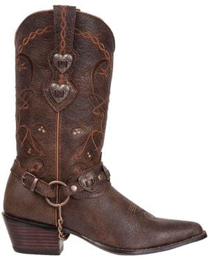 Durango Crush Heartbreaker Mid Boots - Brown