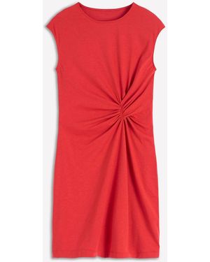 Boden Delilah Twist Short Dress - Red