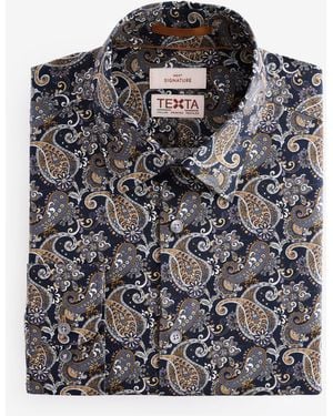 Next Slim Fit Signature Single Cuff 100% Cotton Formal Shirt - Gray