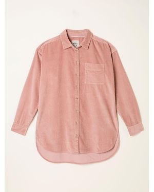 FatFace Fatface Carolin Cord Shirt - Pink