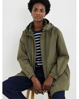 JD Williams Short Shower Resistant Raincoat - Green