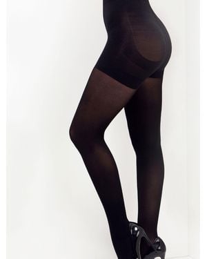 Pour Moi Definitions 40 Denier Shaping Control Tights - Blue