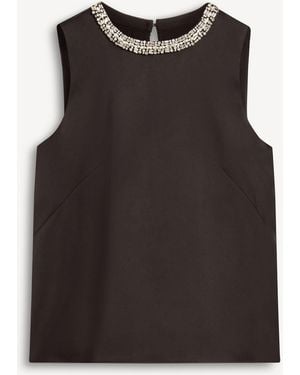 Hobbs Keira Embellished Top - Black