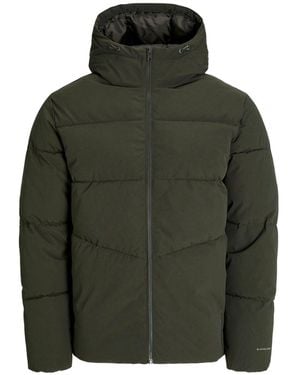 Jack & Jones Hooded Puffer Jacket - Green