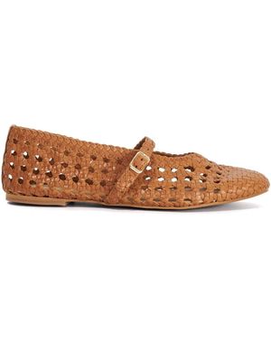Dune Hazella Mary Janes Shoes - Brown