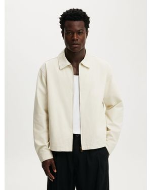 Cotton On Harrington Jacket - Natural